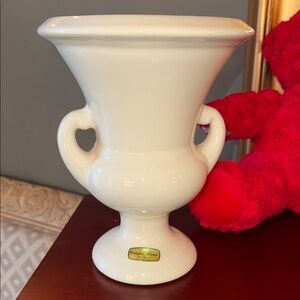 Haeger Floral Two Handle Vase Vintage NWT